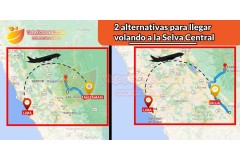 2 alternativas para llegar volando a la Selva Central