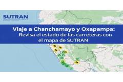 Viaje a Chanchamayo y Oxapampa: Revisa el estado de las carreteras con el mapa de SUTRAN